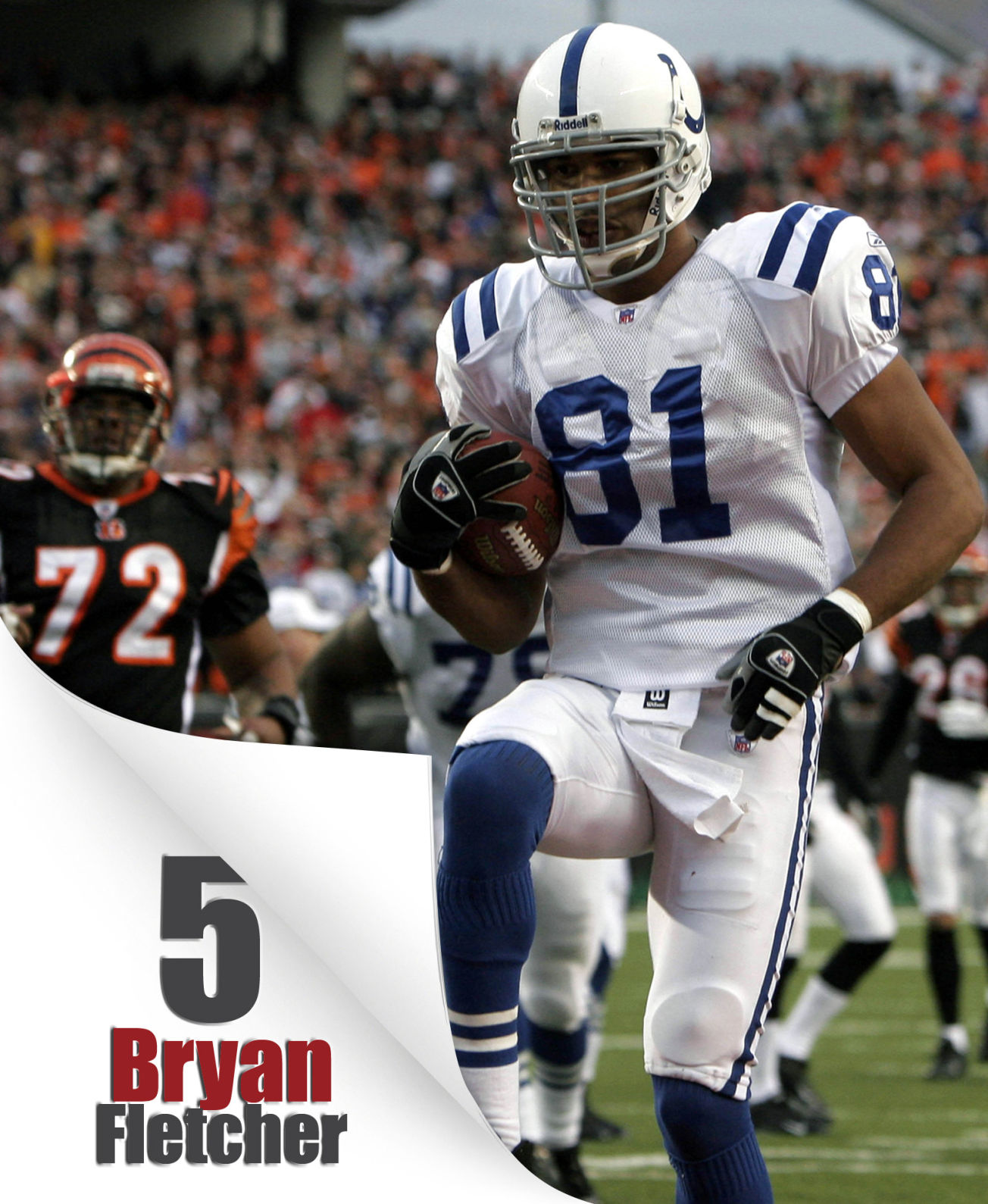 Touchdown catches by Peyton Manning's receivers